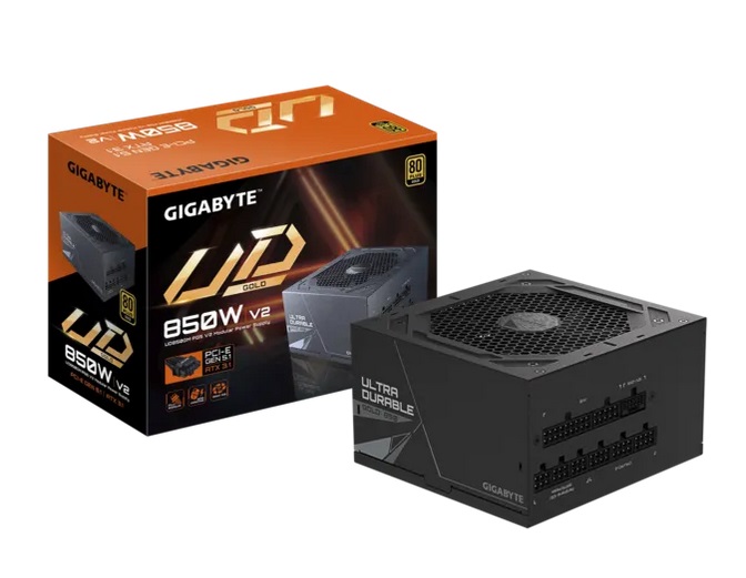  <b>ATX PSU</b>: 850W 80+ Gold, ATX 12V v3.1, Intel ATX 3.1 and PCIe Gen 5.1 ready, Full Modular  